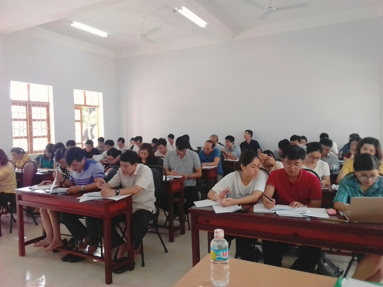 Khai giảng Khóa 12 Tại Trung tâm Giáo dục thường xuyên tỉnh Bình Định ngày 14 tháng 04 năm 2018 lớp luyện thi tiếng Pháp TCF Niveau 3 (B1).