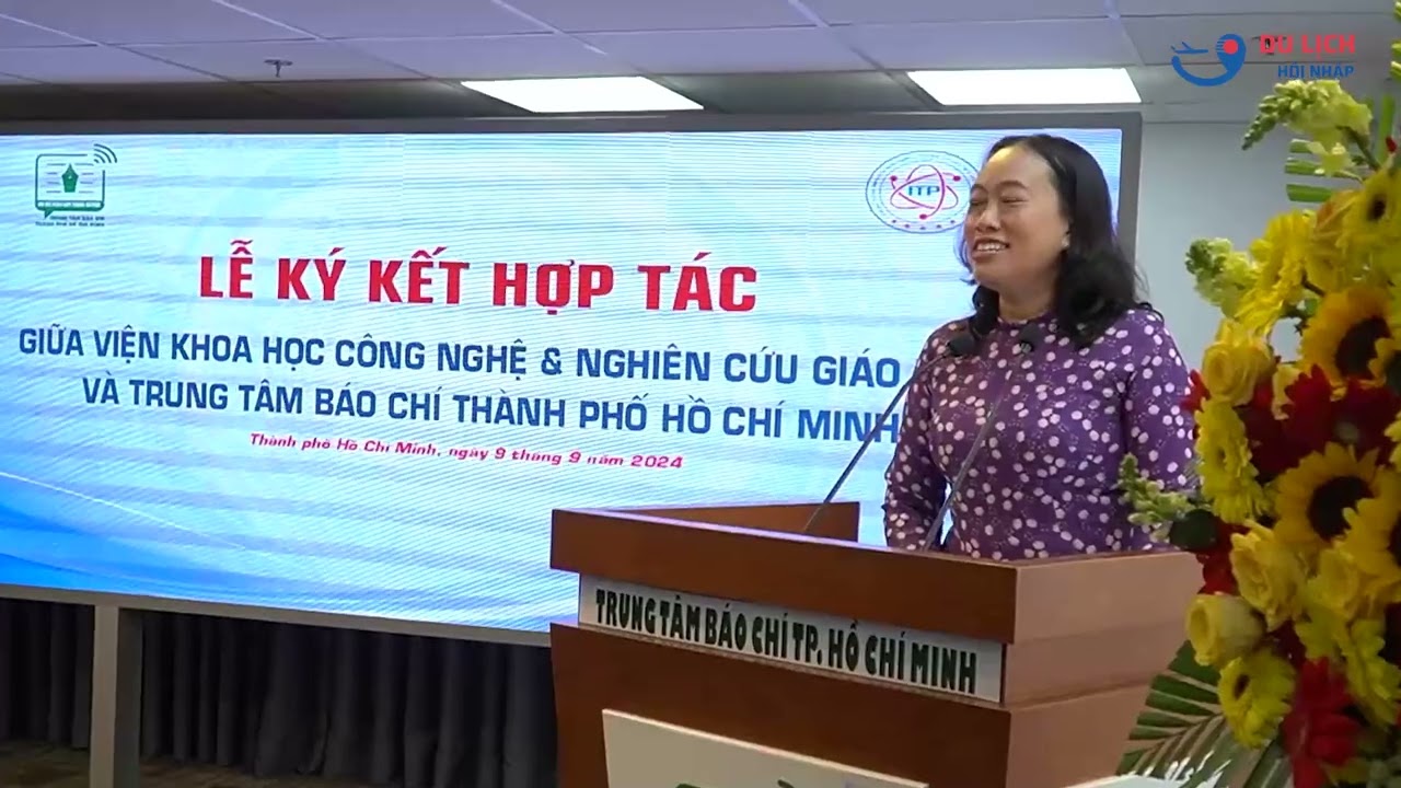 Trung tâm Báo chí TP. HCM và Viện KHCN và Nghiên cứu Giáo Dục hợp tác bồi dưỡng nghiệp vụ báo chí