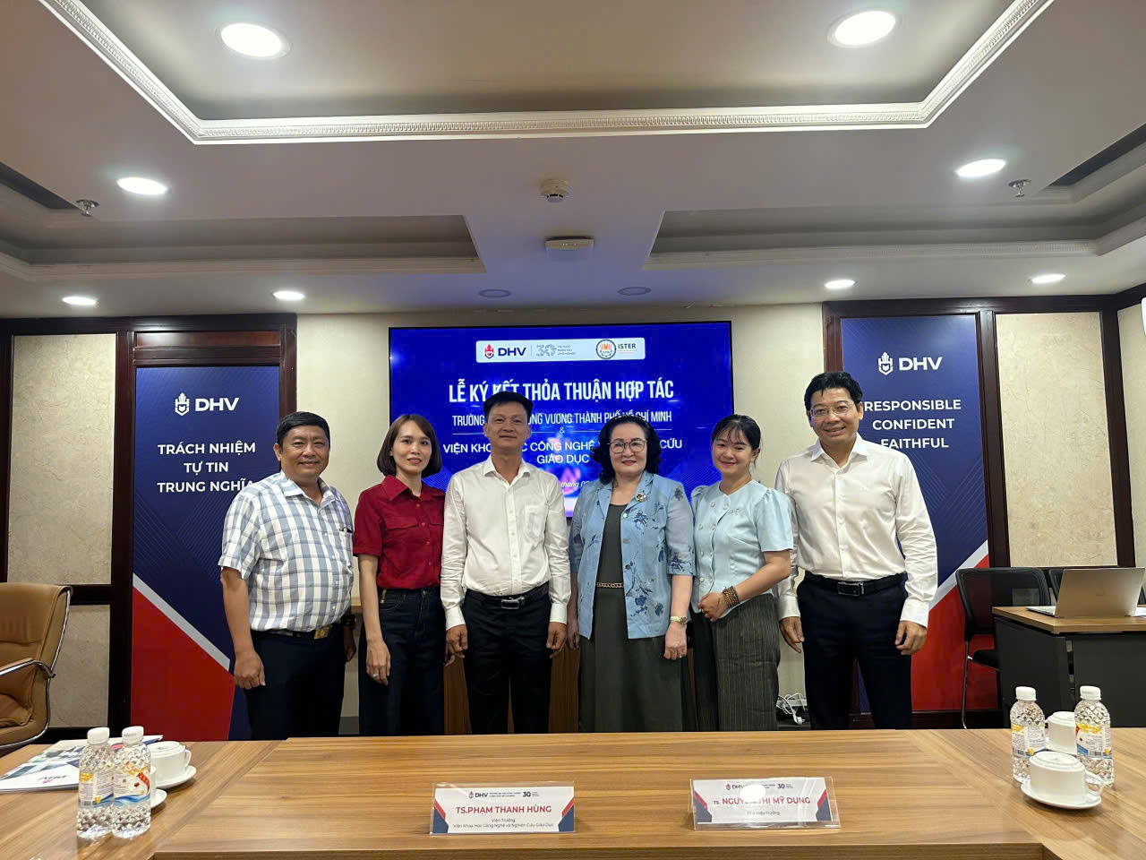 Lễ ký kết thỏa thuận hợp tác giữ ISTER và Trường Đại Học Hùng Vương TPHCM